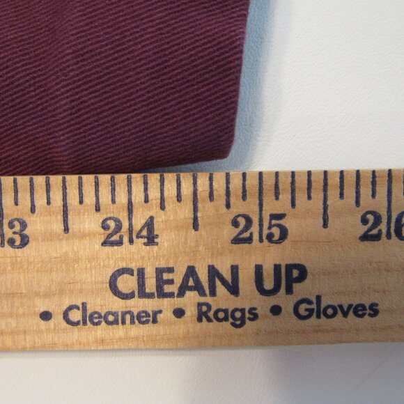 Womens Gloria Vanderbilt Amanda Dark Maroon Red Pants Size 8 Short - Picture 8 of 9